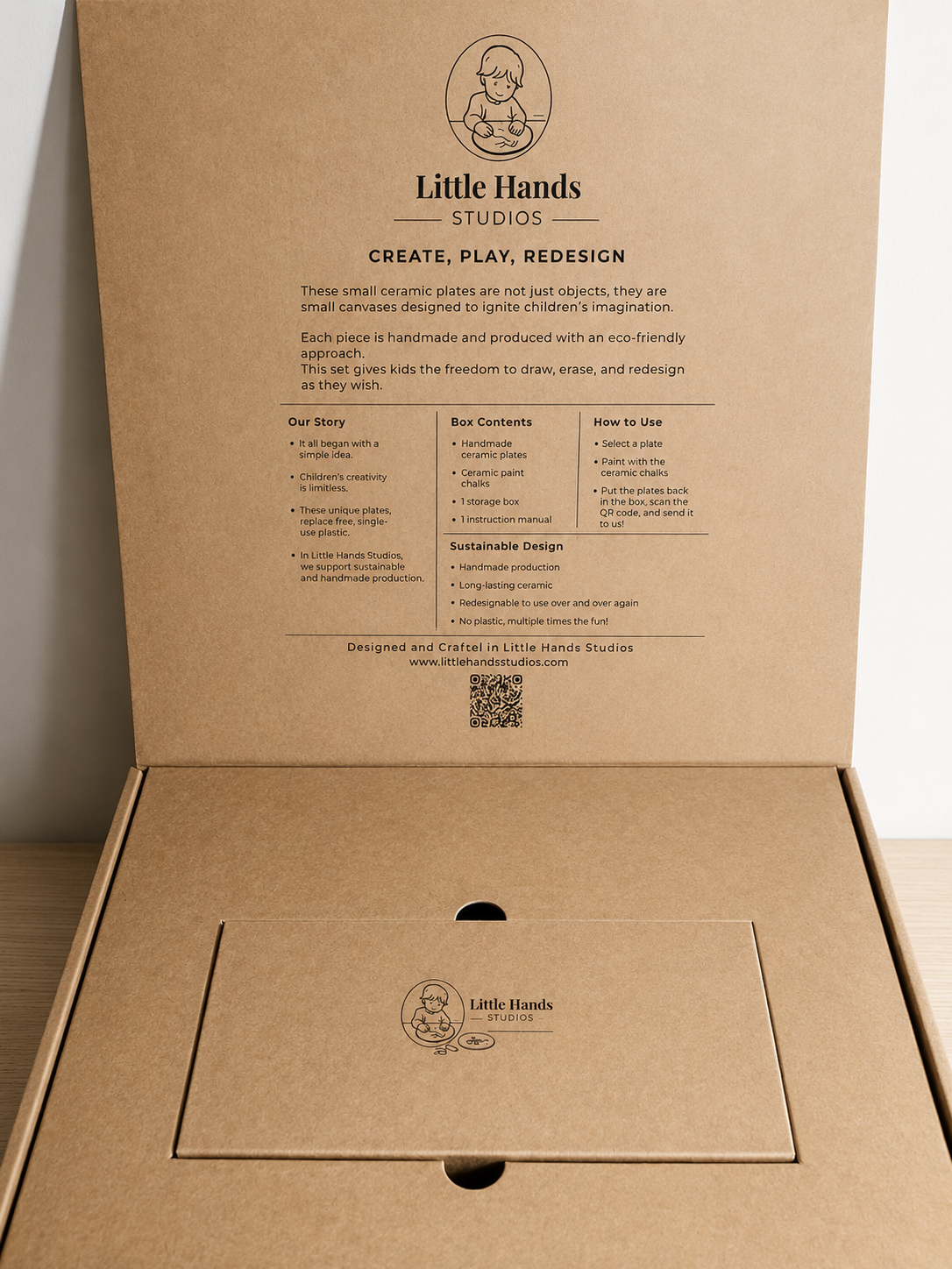Little Hands Studios Çocuk Seramik Boyama Kiti